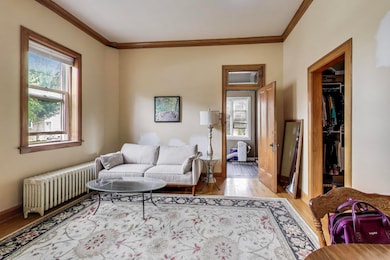 First floor, rear apartment.