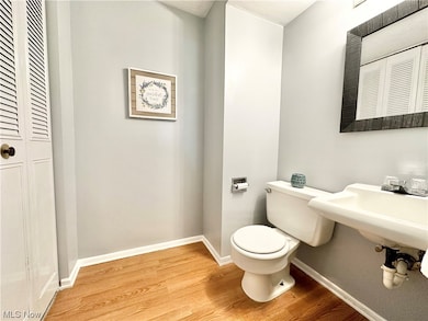 Half bath on first floor