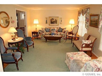 Living Room. Gracious size with hardwood floors un