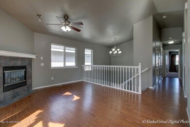 Living Room With Gas Fireplace