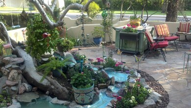 Private front patio