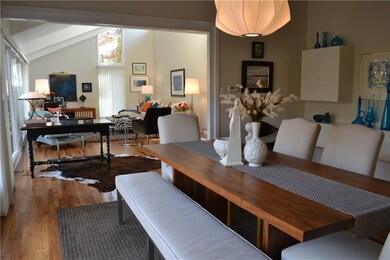 A desirable open floor plan with the dining room o