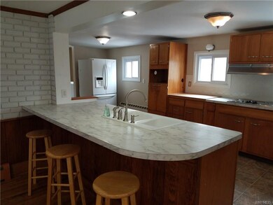 Workspace, many cupboards and a large walk in pant