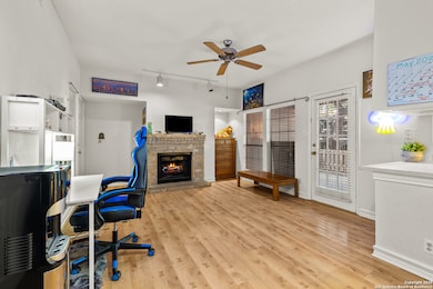 Working fireplace