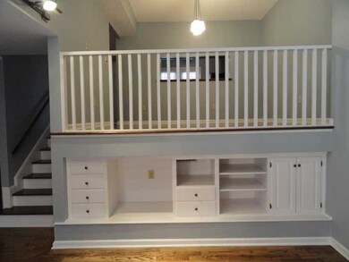 built-in shelves