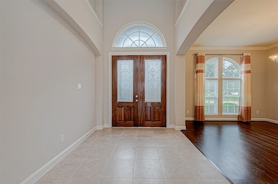 The view from inside features the front door with