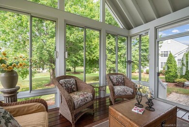 The enclosed porch