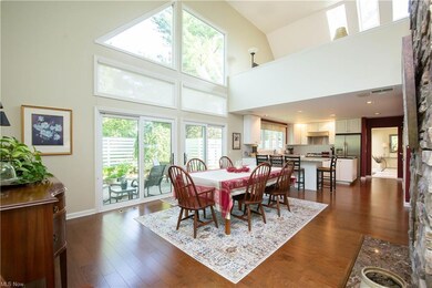 Dining area adjacent to the kitchen