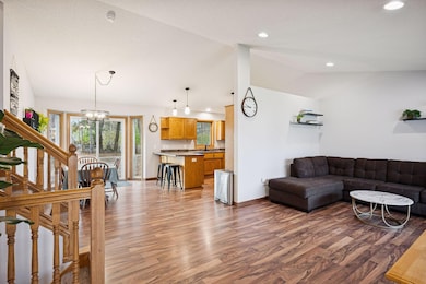 Open concept floor plan