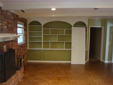 Living Room with Wood-burning Fireplace