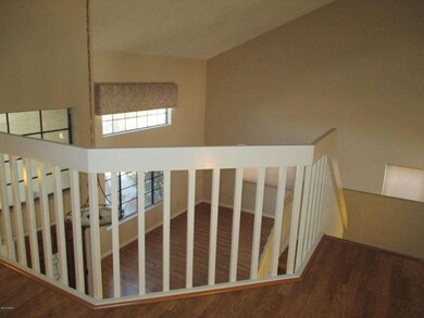 Living Room View from Upstairs Landing