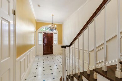 Front Door, Foyer and Grand Staircase