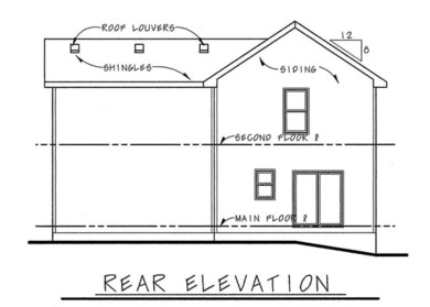 1677 Rear Elavation