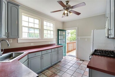 Cooking with Gas in your Kitchen which leads to your rear deck!