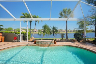 Custom heated pool and waterfall overlooking the t
