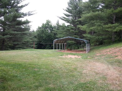 Side yard with car port