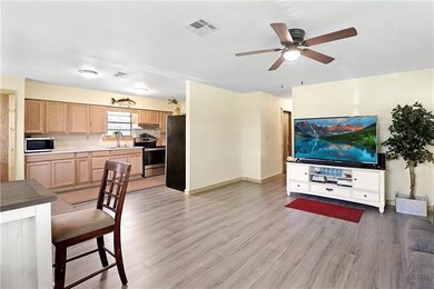 Living Room Open to Kitchen