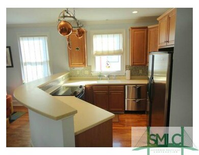 Kitchen. Beautiful stainless appliances with a gre
