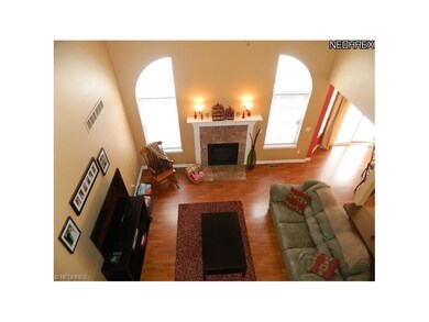 Gas fireplace and great lighting