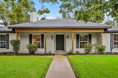 Cedar columns, fresh exterior paint, all new doubl