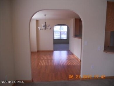 Dining room through living room