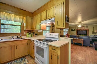 Kitchen into the great room