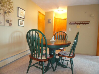 Separate dining area