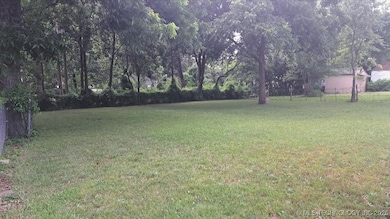 Large fenced backyard
