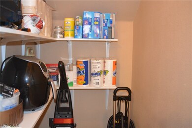 Large storage closet downstairs
