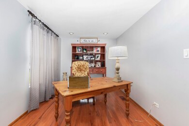 Dining room being used as office