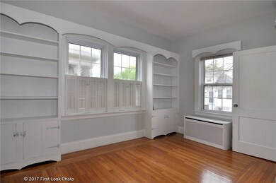Close up of built-ins