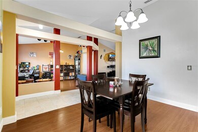 The front foyer is flanked by a very spacious livi