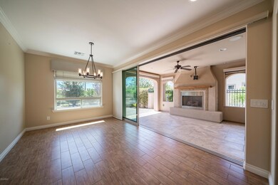 Sliding wall of glass to patio