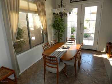 Dining Area w/French Patio Doors