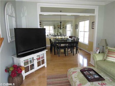 1st Floor Plan - View into dining from living room