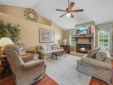 Soaring Ceilings in Living Room