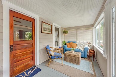 Sun room, with original door