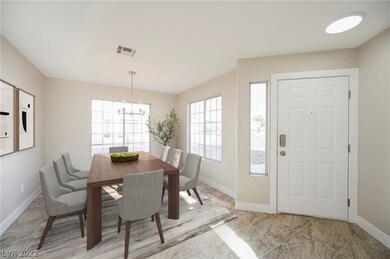 *Virtually staged* Formal dining space with STUNNI
