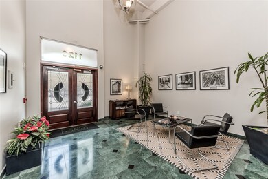 Welcoming lobby in Keystone Lofts, photos of histo