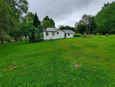 view from side lawn-back of home