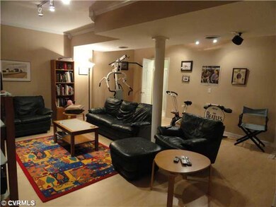 Entertainment Room - The fully finished basement w
