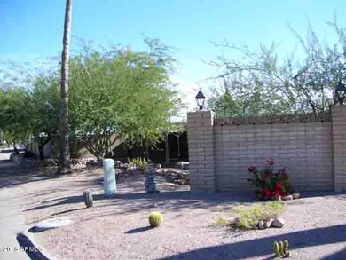 North side of home