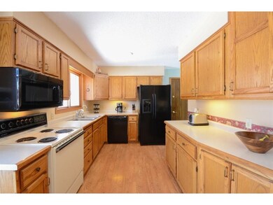 Kitchen is spacious and functional.