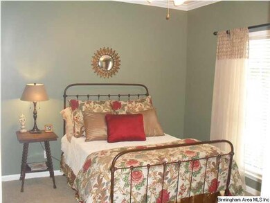 One of two guest bedrooms on the main level