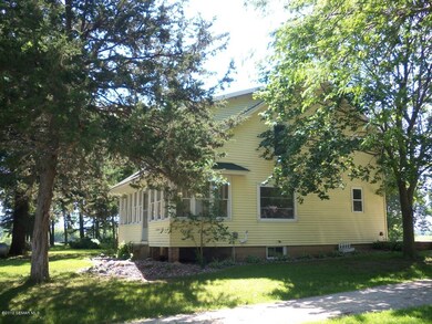 Front & side view of house