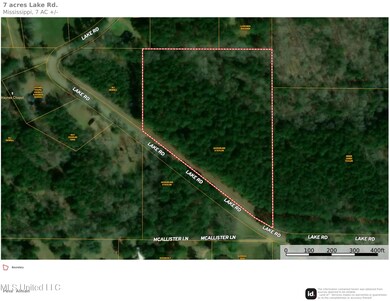 7 acres laker rd areal boundary