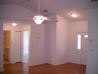 Vaulted open floor plan
