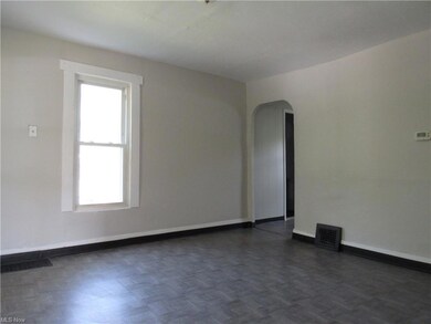 View of dining room area from front door