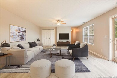 Huge Living/dining room/kitchen combo area.