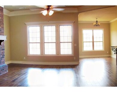 Living Room. Large living room with hand scrapped